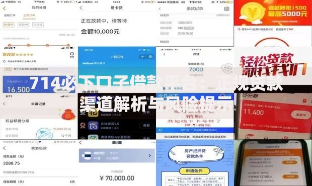 714必下口子借款平台：正规贷款渠道解析与风险提示
