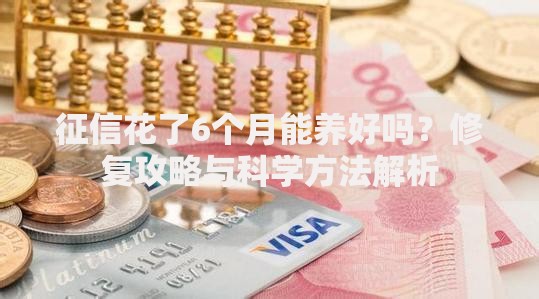 征信花了6个月能养好吗？修复攻略与科学方法解析