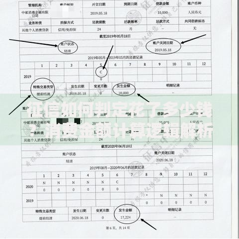 征信如何判定花了多少钱？消费金额计算逻辑解析