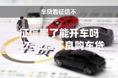 征信黑了能开车吗吗？征信不良购车贷款全解析