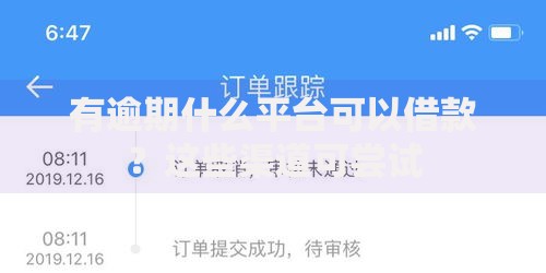有逾期什么平台可以借款？这些渠道可尝试