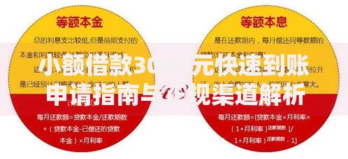 小额借款3000元快速到账申请指南与正规渠道解析