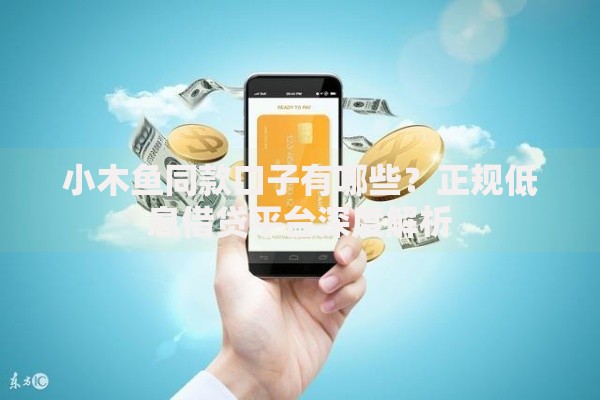 小木鱼同款口子有哪些？正规低息借贷平台深度解析