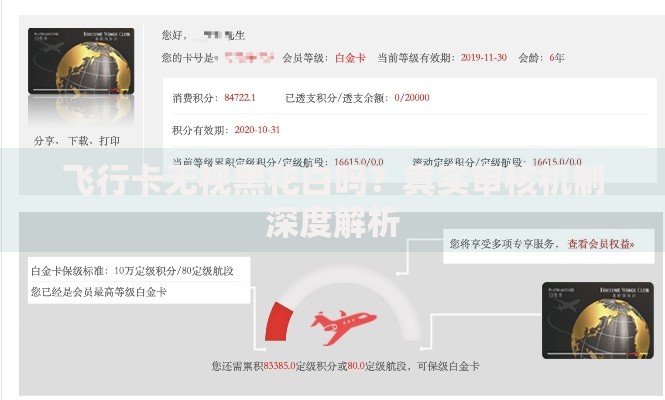 飞行卡无视黑花白吗？真实审核机制深度解析