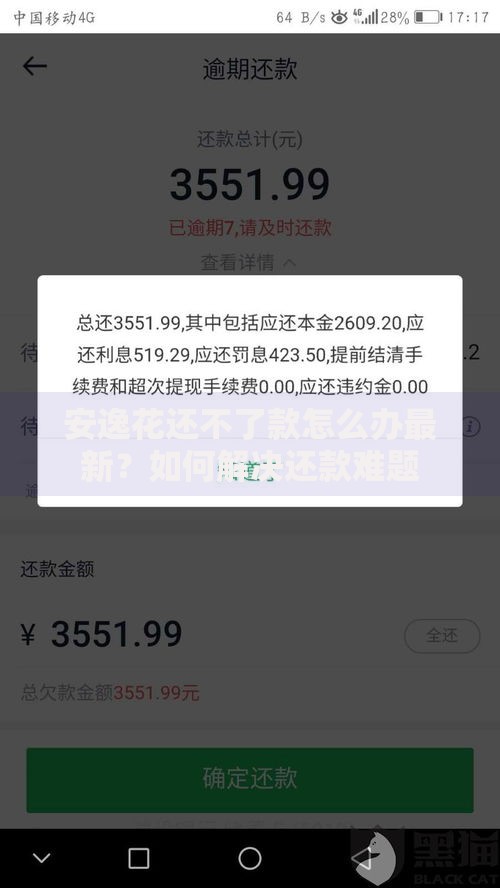 安逸花还不了款怎么办最新？如何解决还款难题