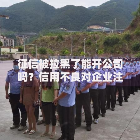 征信被拉黑了能开公司吗？信用不良对企业注册的影响解析