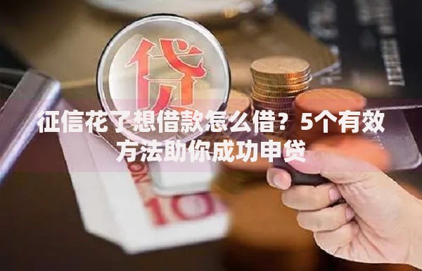 征信花了想借款怎么借？5个有效方法助你成功申贷