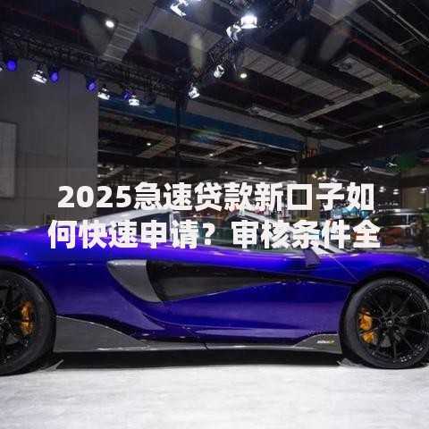 2025急速贷款新口子如何快速申请？审核条件全解析