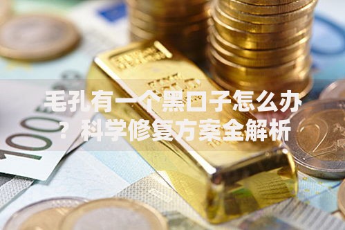 毛孔有一个黑口子怎么办？科学修复方案全解析