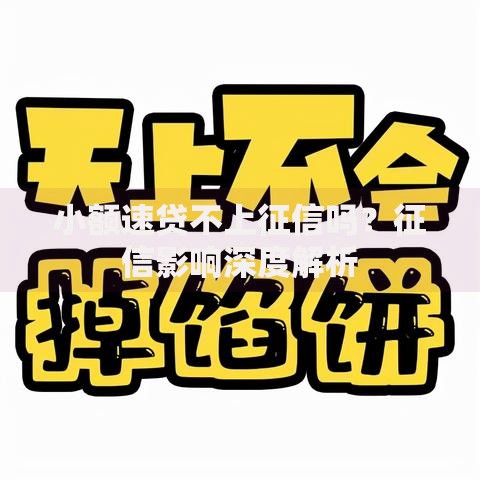 小额速贷不上征信吗？征信影响深度解析