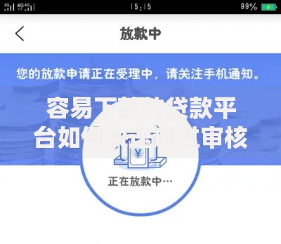 容易下款的贷款平台如何快速通过审核