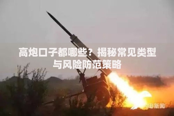 高炮口子都哪些？揭秘常见类型与风险防范策略
