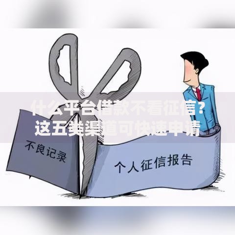 什么平台借款不看征信？这五类渠道可快速申请