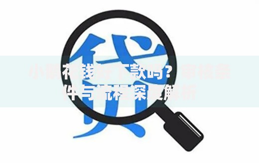 小鹅花钱好下款吗？审核条件与流程深度解析