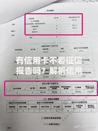 有信用卡不看征信报告吗？解析信用卡与征信关联