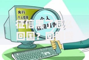 征信黑了怎么回国？回国贷款难题全解析