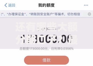 还有哪些大额分期口子？最新低息平台深度解析