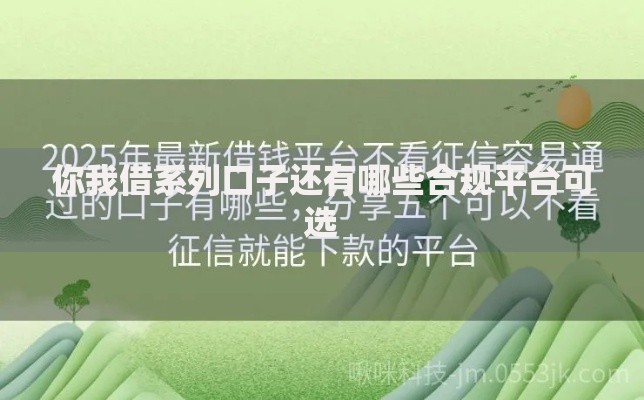 你我借系列口子还有哪些合规平台可选