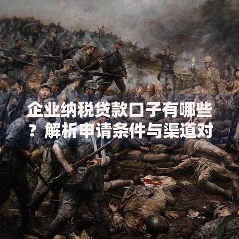 企业纳税贷款口子有哪些？解析申请条件与渠道对比