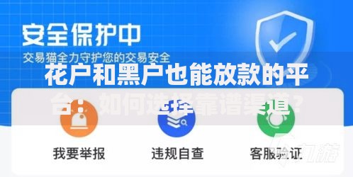 花户和黑户也能放款的平台：如何选择靠谱渠道？