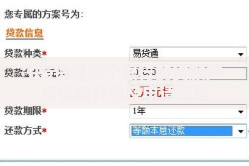 快e贷是哪个银行的贷款产品详细介绍及申请攻略
