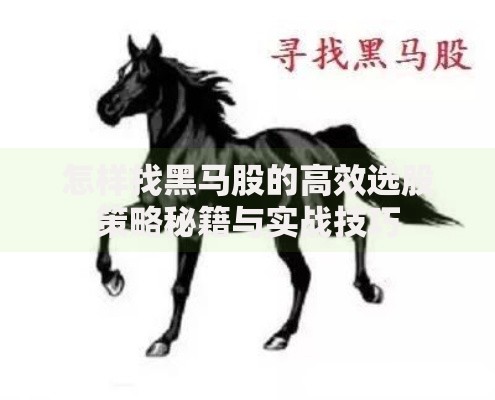 怎样找黑马股的高效选股策略秘籍与实战技巧