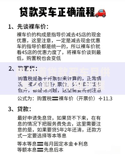 想知道贷款买车月供怎么算?详细步骤+公式都在这,一看就明白 想知道贷款买车月供怎么算?详细步骤+公式都在这,一看就明白