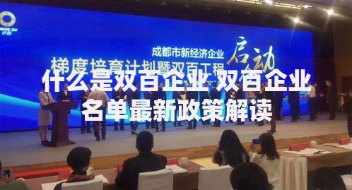 什么是双百企业 双百企业名单最新政策解读