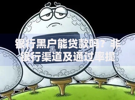 银行黑户能贷款吗？非银行渠道及通过率提升实用技巧