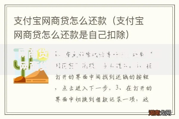 网商贷还款方式步骤详解 支付宝网商贷如何手动还款与自动扣款设置