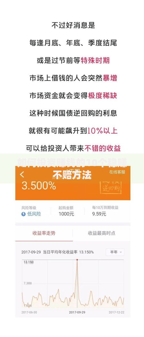 如何投资赚钱的10个稳赚不赔方法