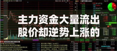 主力资金大量流出股价却逆势上涨的三大深层原因解析
