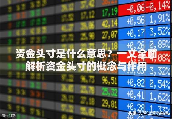 资金头寸是什么意思？一文全面解析资金头寸的概念与作用