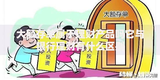 大额存单属于理财产品吗它与银行理财有什么区别