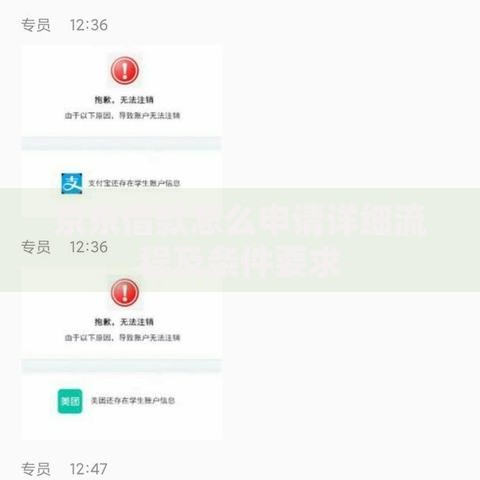 京东借款怎么申请详细流程及条件要求