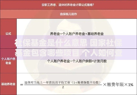 社保基金是什么意思 国家社保基金包含哪些项目 个人如何查询社保基金账户
