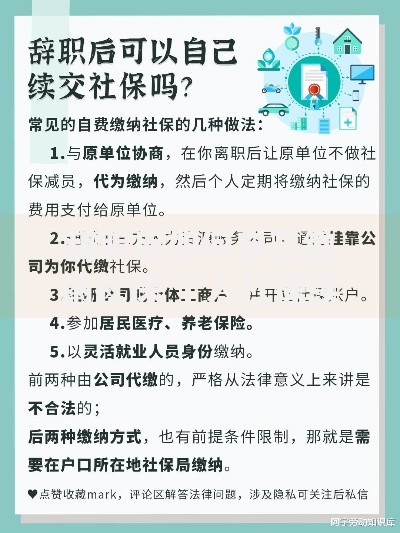 辞职后如何自己缴纳社保 个人社保续缴全攻略