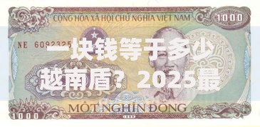 一块钱等于多少越南盾？2025最新汇率换算及省钱攻略