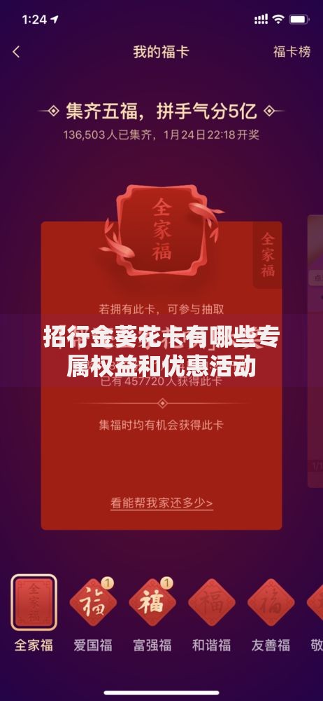 招行金葵花卡有哪些专属权益和优惠活动