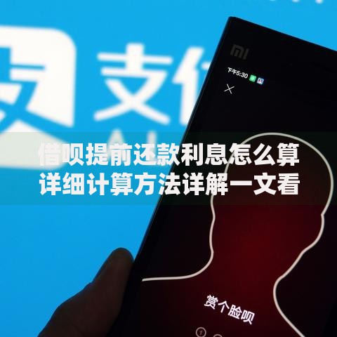 借呗提前还款利息怎么算详细计算方法详解一文看懂