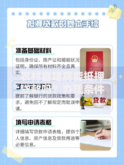 农村自建房能抵押贷款吗？办理条件、流程与额度详解