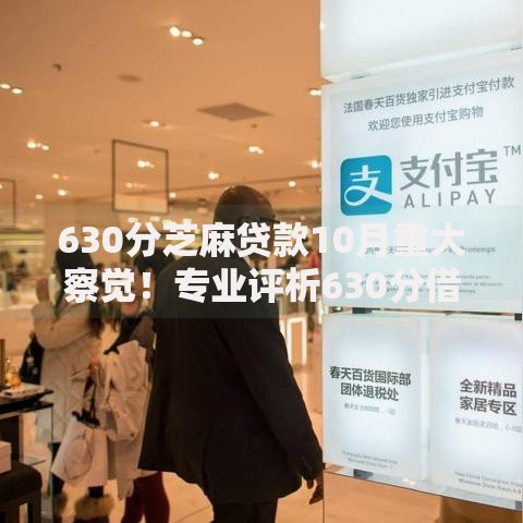 630分芝麻贷款10月重大察觉！专业评析630分借钱软件借款容易