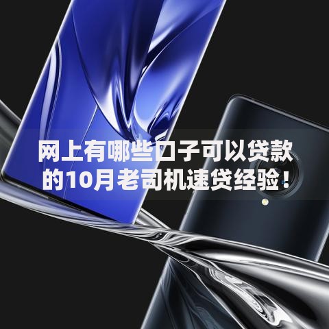 网上有哪些口子可以贷款的10月老司机速贷经验！顺便筛选5个网贷平台可以借钱