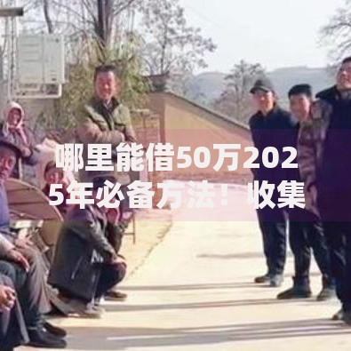 哪里能借50万2025年必备方法！收集5个网贷口子借钱五十万