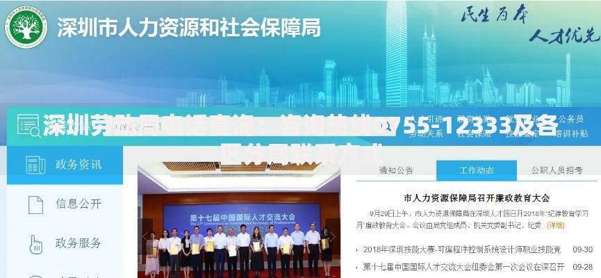 深圳劳动局电话查询：咨询热线0755-12333及各区分局联系方式