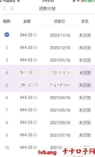 无视负债逾期额度大的口子2025年正规靠谱的有相当多能挑的余地！本篇为您全面推选​这5个网贷app！