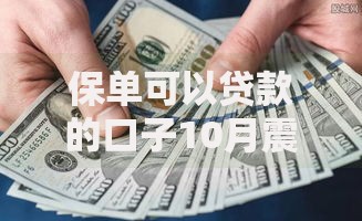 保单可以贷款的口子10月震撼公布！深度整合5个保单借款的软件可以放款