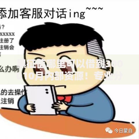 黑征信哪里可以借到300010月内部资源！专业分析5个网贷口子能借到3000