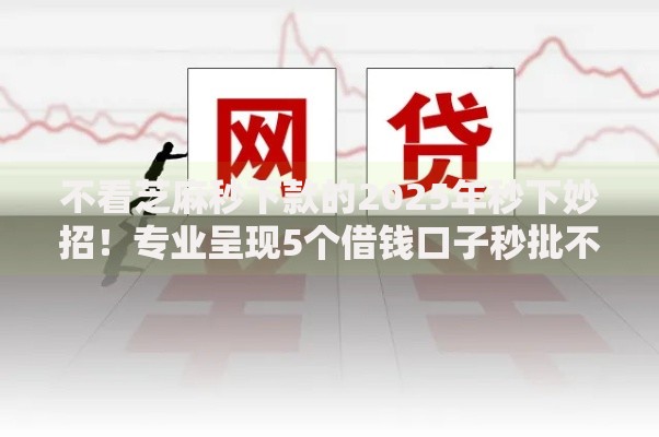 不看芝麻秒下款的2025年秒下妙招！专业呈现5个借钱口子秒批不用看芝麻