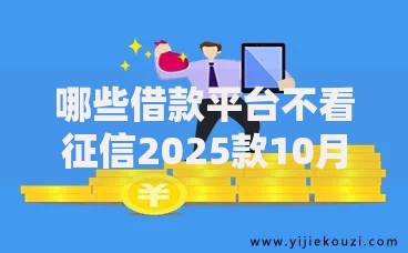 哪些借款平台不看征信2025款10月今天要看！顺便罗列这5个贷款口子不用征信2025款
